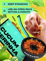 Load image into Gallery viewer, Hookah Flavors Cucumberito Hookah Flavor Herbal 1 pouch Hookah Tobacco Free Molasses & Nicotine Free (1 Count)