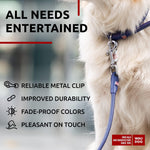 Load image into Gallery viewer, WAUDOG Rolled Leather Dog Leash 4Ft * 0.4 in for Small Medium and Large Dogs Heavy Duty Leather Puppy Leash for Outdoor Walking Running Training Strong Dog Leashes for Large Breed Dogs (Purple)