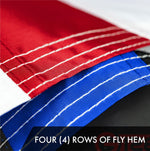 Load image into Gallery viewer, Blue Lives Matter Flag 210D Embroidered Polyester 2.5x4 Ft