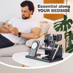 Load image into Gallery viewer, Wood Phone Docking Station Charger Xmas Gifts for Men or Dad for Husband