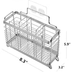 Load image into Gallery viewer, Utensil Holder Utensil Drying Rack Basket Holder with 3 Divided Compartments Rust resistant