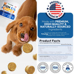 Load image into Gallery viewer, Omega 3 Fish Oil for Dogs 170 Chews Dogs Itchy Skin Allergy Relief Skin Coat