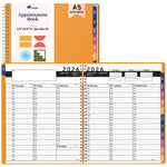 Load image into Gallery viewer, 2026 Appointment Book & Planner 6.5 x 8.5 inch Large Yellow Tabbed Daily Hourly Weekly Planner Schedule Book 30 Minute time Slots Business & Personal Planner Jan 2026 Dec 2026