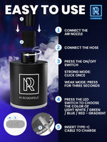 Load image into Gallery viewer, Hookah Pump with 1300 mAh Rechargeable Battery Electric Hookah Air Pump Kit with Led Light Mini Hookah Pump Starter Universal Shisha Hookah Starter Kit Helper Hookah Starter Vacuum