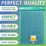Load image into Gallery viewer, Pack of 25 Teal Bubble Mailers Pouches 8.5 x 11 Poly Padded Bags with Peel and Seal Closure 8 1/2 x 11 Cushion Envelopes for Mailing Shipping Packing and Packaging Supplies