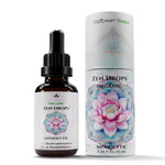 Load image into Gallery viewer, Anxiolytic Calming Essential Oil Blend for Relief & Relaxation 0.34oz Bergamot Orange Ylang Ylang Frankincense Lemongrass in Castor Oil Navel Patch & Skin Application Cold Pressed