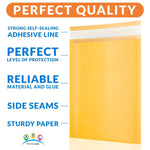 Load image into Gallery viewer, Gold Kraft Bubble Mailer Envelopes 8.5 x 13 Inch 25 Pack Mail Padded Envelopes Self Seal Kraft Bubble Mailers Tear Resistant Mailing Envelope Padded. Sturdy Paper Mailer