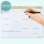 Load image into Gallery viewer, Weekly Undated Planner Notepad 8.5x12 – 52 Week Calendar & To Do List for