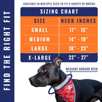 Load image into Gallery viewer, Dog Christmas Bandana 2 Pack – Reflective Holiday Ugly Sweater Dinosaur Print & Classic Xmas Design – Adjustable Pet Collar Bandanas for Large Medium & Small Breeds Dog or Cat Accessory Gift