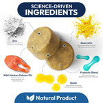 Load image into Gallery viewer, Omega 3 Fish Oil for Dogs 170 Chews Dogs Itchy Skin Allergy Relief Skin Coat