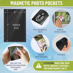 Load image into Gallery viewer, 10 Pack 5x7 in Magnetic Picture Frames for Refrigerator Magnet Picture Frames