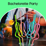 Load image into Gallery viewer, 6Pcs Drink Straw for Adults Bridal Shower Birthday Party Wedding Favor Decor Bar