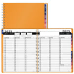 Load image into Gallery viewer, 2025 Appointment Book & Planner 8.5 x 11 inches Large Tabbed Daily Hourly Weekly Planner Calendar & Schedule Book 15 Minute time Slots Business & Personal Planner Jan 2025 Dec 2025 Yellow