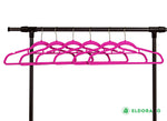 Load image into Gallery viewer, Non Slip Adult Hangers Multicolor for Everyday Use Value Packs (Hot Pink 50)