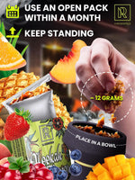 Load image into Gallery viewer, Mega Hookah Flavors Set 10 x 50g non tobacco hookah flavor for your Hookah Bowl