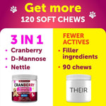 Load image into Gallery viewer, Dog UTI Treatment 240 Chews 2-Pack Cranberry Bladder & Kidney Support