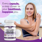 Load image into Gallery viewer, Liver Cleanse Detox & Repair Fatty Liver Supplements 28 in 1 Advanced Herbal Liver Health Supplement Formula Milk Thistle Silymarin Artichoke Extract Dandelion & Apple Cider Vinegar 60 Pills