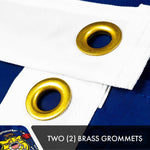 Load image into Gallery viewer, Wisconsin WI State Flag 3x5 Ft 2Pack Doublesided Embroidered Polyester By G128