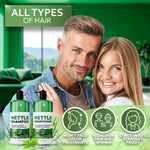 Load image into Gallery viewer, Nettle Shampoo and Conditioner Set 16.9 Fl Oz 2 Pack Sulfate Free to Boost Volume Thickening Strengthening Volumizing Formula for Fine and Thinning Hair Women and Men (Pack of 2)