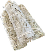 Load image into Gallery viewer, Bholi Sage Plus White Sage Sticks Pack of 3 Sage Smudge Kit 4'' Long Dried Sage Sticks for Meditation Smudging and Cleansing Getting Rid of Negative Energy