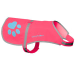 Load image into Gallery viewer, Dog Reflective Vest Chest Size 21.5 In Neck Size S Size 17 in Pink with Hi Vis