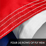 Load image into Gallery viewer, G128 2 Pack: Texas TX State Flag 16x24 In ToughWeave Series Embroidered 300D Polyester Embroidered Design, Indoor/Outdoor, Brass Grommets