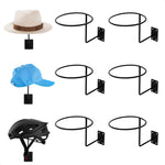 Load image into Gallery viewer, 9 Pcs Helmet Holder Wall Mount Reliable Cowboy Hat Holder for Wall Made of Sturdy Metal Easy & Firm Installation for Convenient Storage of Helmets Hats & More 35 Lbs Max Load