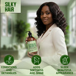 Load image into Gallery viewer, Castor Oil Shampoo and Conditioner Set 16 Fl Oz Set of 2 Sulfate Free Volume Thickening Products for Fine Thinning Hair Anti Breakage and Volumizing Thick Professional Salon Formula