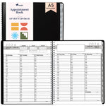 Load image into Gallery viewer, 2026 Appointment Book Planner 6.5 x 8.5 inch Large Black Tabbed Daily Hourly Weekly Planner Schedule Book 30 Minute time Slots Business & Personal Planner Jan 2026 Dec 2026