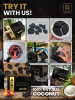 Load image into Gallery viewer, 84 pcs of Hookah Charcoal Designed Specially for HMD Premium Hookah Coals
