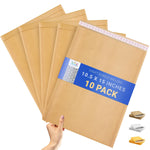 Load image into Gallery viewer, Brown Kraft Bubble Mailer Envelopes 10.5 x 15 Inch 10 Pack Mail Padded Envelopes Self Seal Kraft Bubble Mailers Tear Resistant Mailing Envelope Padded. Sturdy Paper Mailer