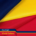 Load image into Gallery viewer, G128 10 Pack: Chad (Chadian) Flag 3x5 feet Printed 150D Indoor/Outdoor, Vibrant Colors, Brass Grommets, Quality Polyester, Much Thicker More Durable Than 100D 75D Polyester