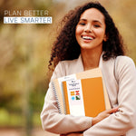 Load image into Gallery viewer, 2026 Appointment Book & Planner 6.5 x 8.5 inch Large Yellow Tabbed Daily Hourly Weekly Planner Schedule Book 30 Minute time Slots Business & Personal Planner Jan 2026 Dec 2026