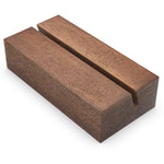 Load image into Gallery viewer, 12 Pack Wood Place Card Holder Small Place Card Holders for Table Brown Table Number Holders for Wedding Table Sign Holders Picture Wooden Photo Holders for Tables Mini Place Card Stands