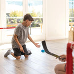 Load image into Gallery viewer, Mini Hockey Balls 6 Soft Foam Balls for Knee and Floor Hockey 2 Indoor Mini Hockey Balls
