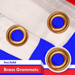 Load image into Gallery viewer, G128 Combo Pack: American USA Flag 3x5 Ft & Slovenia Flag 3x5 Ft, Both Printed 150D Polyester, Indoor/Outdoor, Brass Grommets