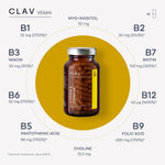 Load image into Gallery viewer, Vitamin B Complex 120 Capsules All 8 B Vitamins with Co Factors Myo Inositol