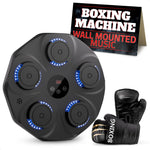 Load image into Gallery viewer, Music Boxing Machine for Adults Durable Wall Mounted Bluetooth Music Punching Machine with 9 Modes Shock Absorbing Pads LED Screen & Included Gloves Boxing Equipment for Training at Home