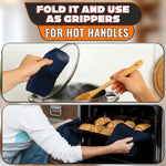 Load image into Gallery viewer, 4 Pcs Microwave Bowl Cozy Holders – Deep Navy Blue Microwave Bowl Holders for Hot Food Protect Hands from Hot Dishes – Soft & Heat Resistant Fabric for Safe Heating & Convenient Use in the Kitchen
