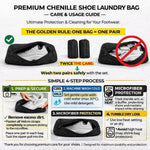 Load image into Gallery viewer, Shoe Washing Machine Bag 2 Pack for Washer & Dryer Thick Padded Sneaker Laundry Bags with Mesh Panels Zipper Protective Shoe Washer Bag for Running & Gym Shoes