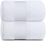 Load image into Gallery viewer, Resort Collection Soft Bath Sheets Towels Set of 2 Oversize Large 35x70 in