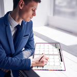 Load image into Gallery viewer, 2026 Appointment Book Planner 8.5 x 11 inch Large Magenta Tabbed Daily Hourly Weekly Planner Schedule Book 15 Minute time Slots Business & Personal Planner Jan 2026 Dec 2026