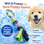 Load image into Gallery viewer, Lavender Interactive Tug Toy for Dogs Mental Stimulation Toy Slow Play Treat Dispenser Brain Exercise for Puppies & Seniors Teething Relief Blue Orange Purple (Lavender)