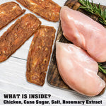 Load image into Gallery viewer, Chicken Jerky Dog Treats 1.5 lb Human-Grade Grain-Free Dried Strips