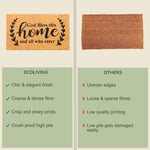 Load image into Gallery viewer, Welcome Doormats 30x17 inch Natural Coco Coir Mats with Non Slip PVC Backing