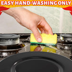 Load image into Gallery viewer, 4Pcs Portable Gas Stove Burner Replacement Surface Burner Head Replacement Stove Range Gas Stove Burners Caps Black Stove Top Burner Replacement Range Burners Tops Burner Covers for Gas Stove