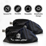Load image into Gallery viewer, Slide Board Booties 2 Pairs for Hockey Slide Board or Fitness Slide Boards Smooth Gliding Improve Skating Stride Speed Agility