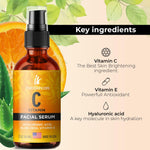 Load image into Gallery viewer, Vitamin C Serum for Face with Hyaluronic Acid Vitamin E Anti Aging Big Size 2 Oz