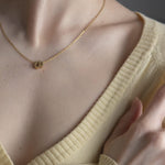 Load image into Gallery viewer, SIGONNA Initial Necklaces for Women 18k Gold Plated Pendant Chain Personalized Letter Necklace A Z Dainty Gold Choker Necklaces Necklaces for Teen Girls Girls Womens Necklaces