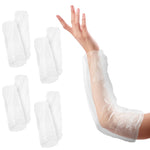 Load image into Gallery viewer, Clear Arm Sleeves Covers 18 Inch. Pack of 100 Disposable Protectors With Elastic Ends 1 mil. Waterproof Polyethylene Sleeve for Arms